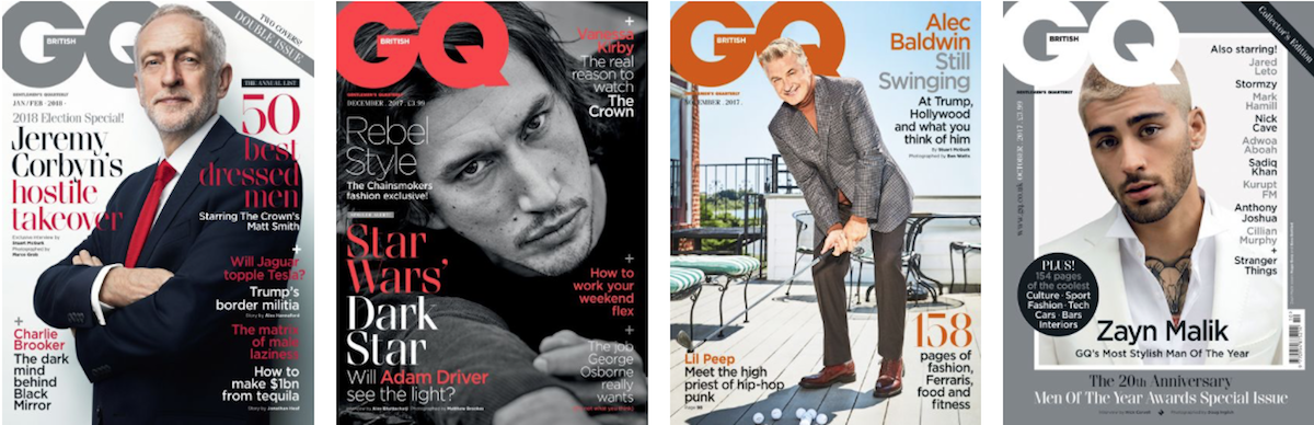 GQ covers ()