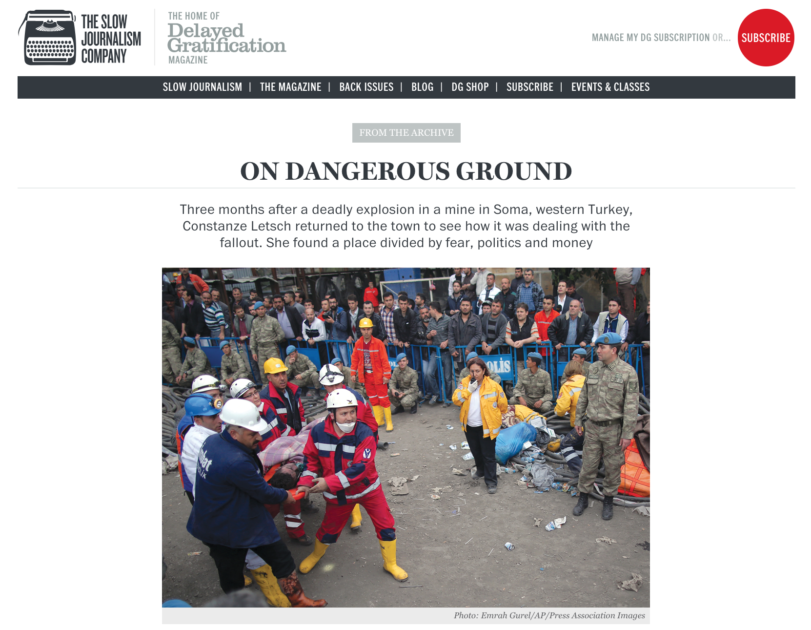 Slow J Turkey coal miners ()