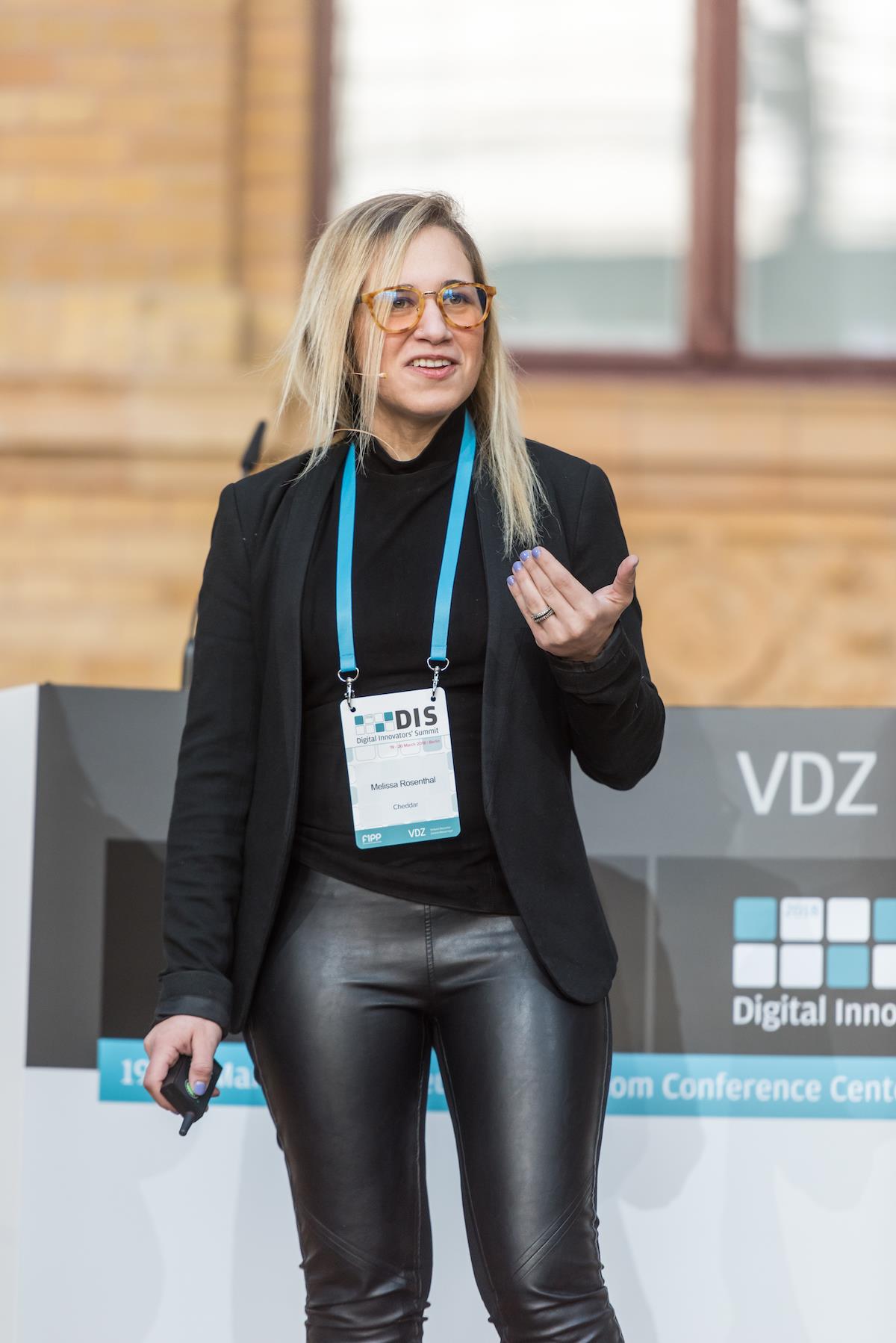 Melissa Rosenthal Cheddar DIS 2018 ()