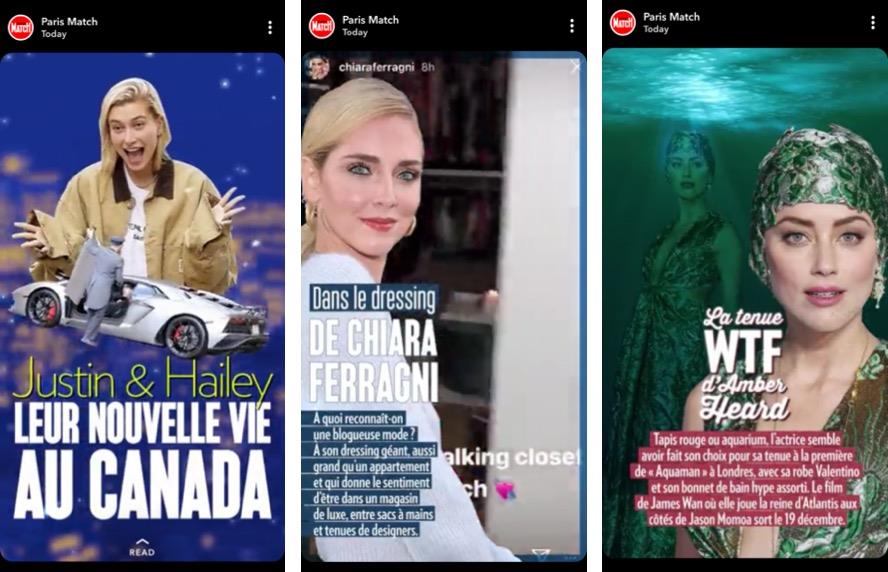 Paris Match Snapchat ()