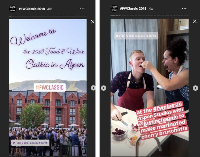 Food and Wine Aspen 2018 Insta ()
