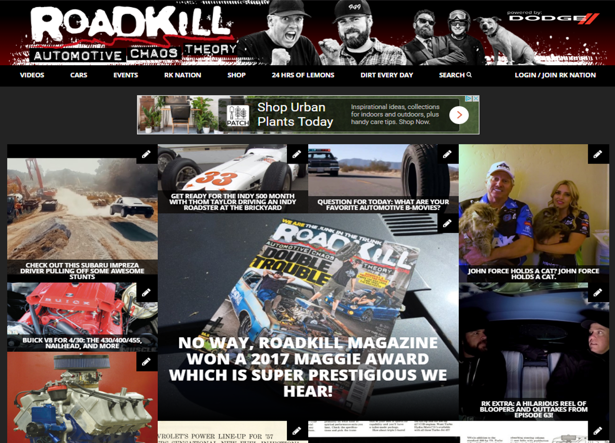 RoadKill website ()