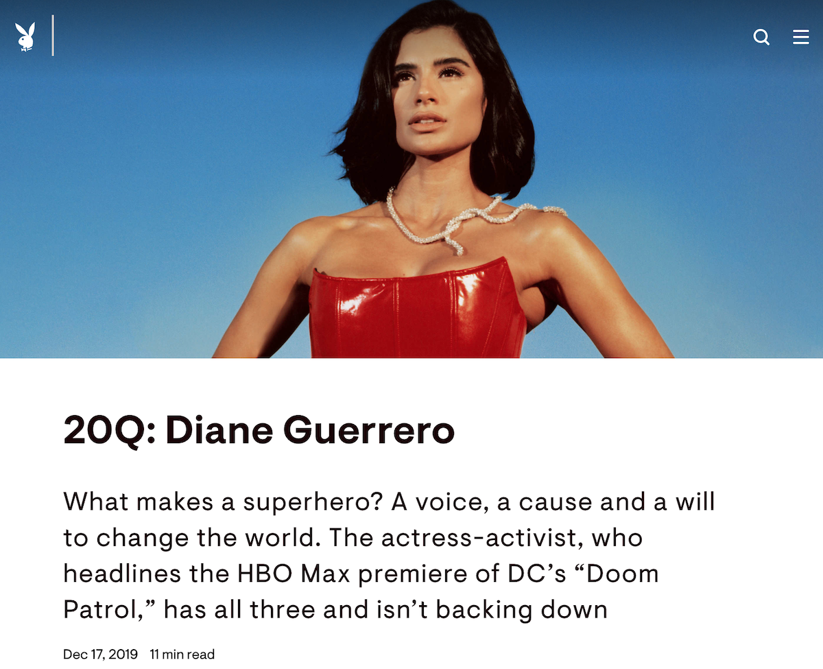 Playboy Diane Guerrero ()