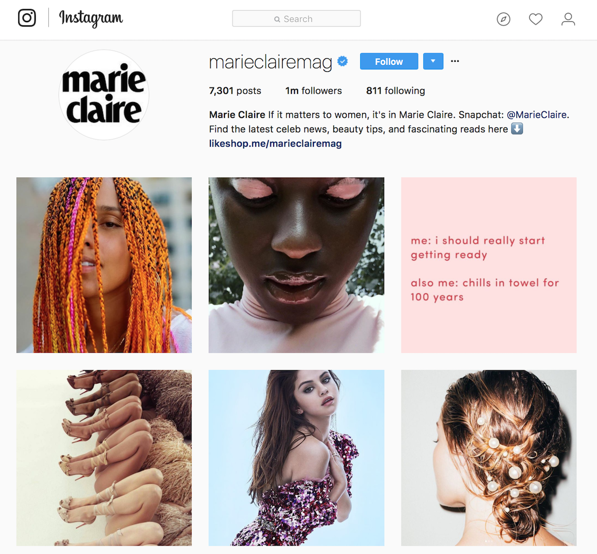 Marie Claire insta ()