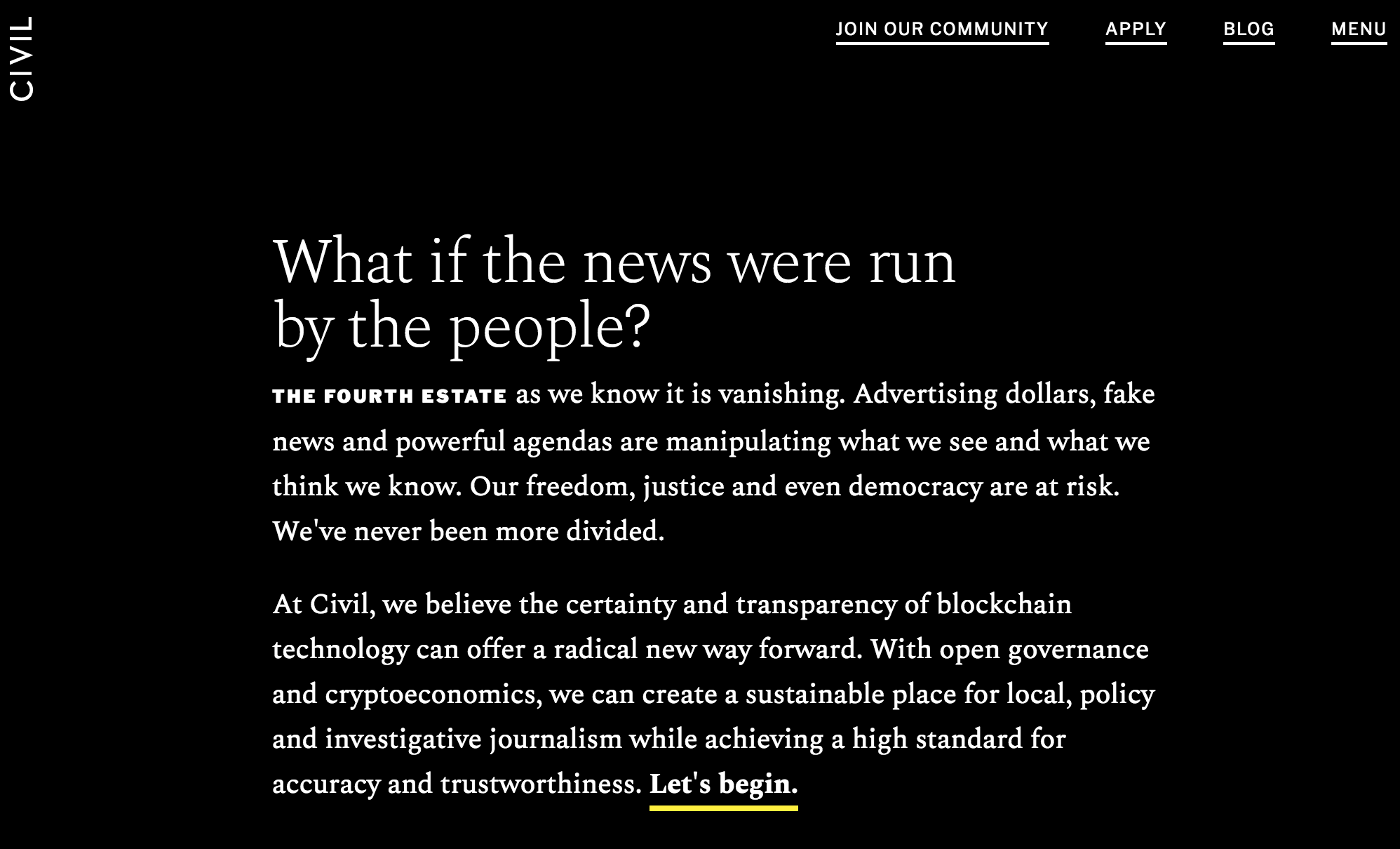 Civil homepage ()
