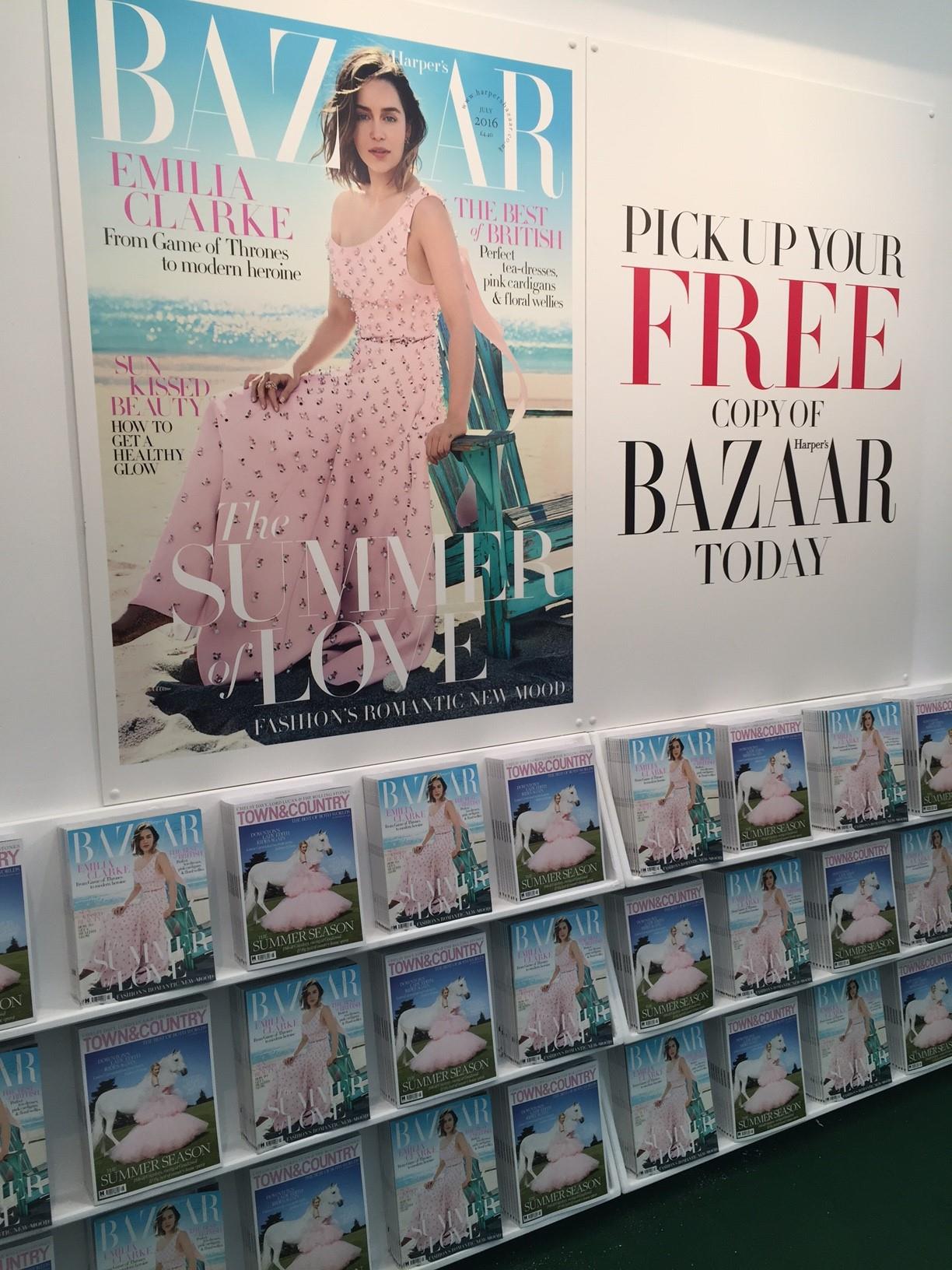 Harper's Bazaar stand ()