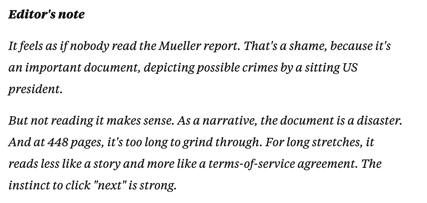 Mueller Report Business Insider ()