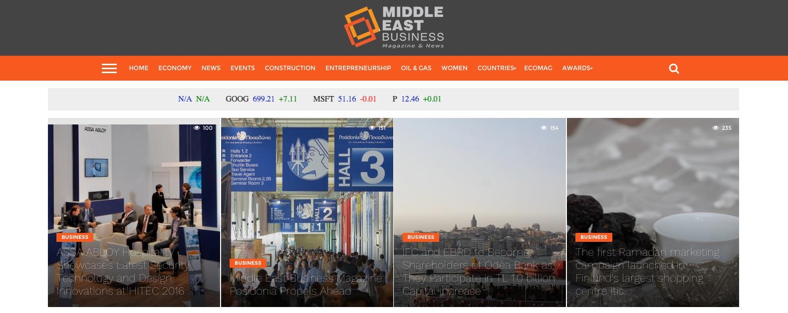 Middle East Business and News Magazine ()