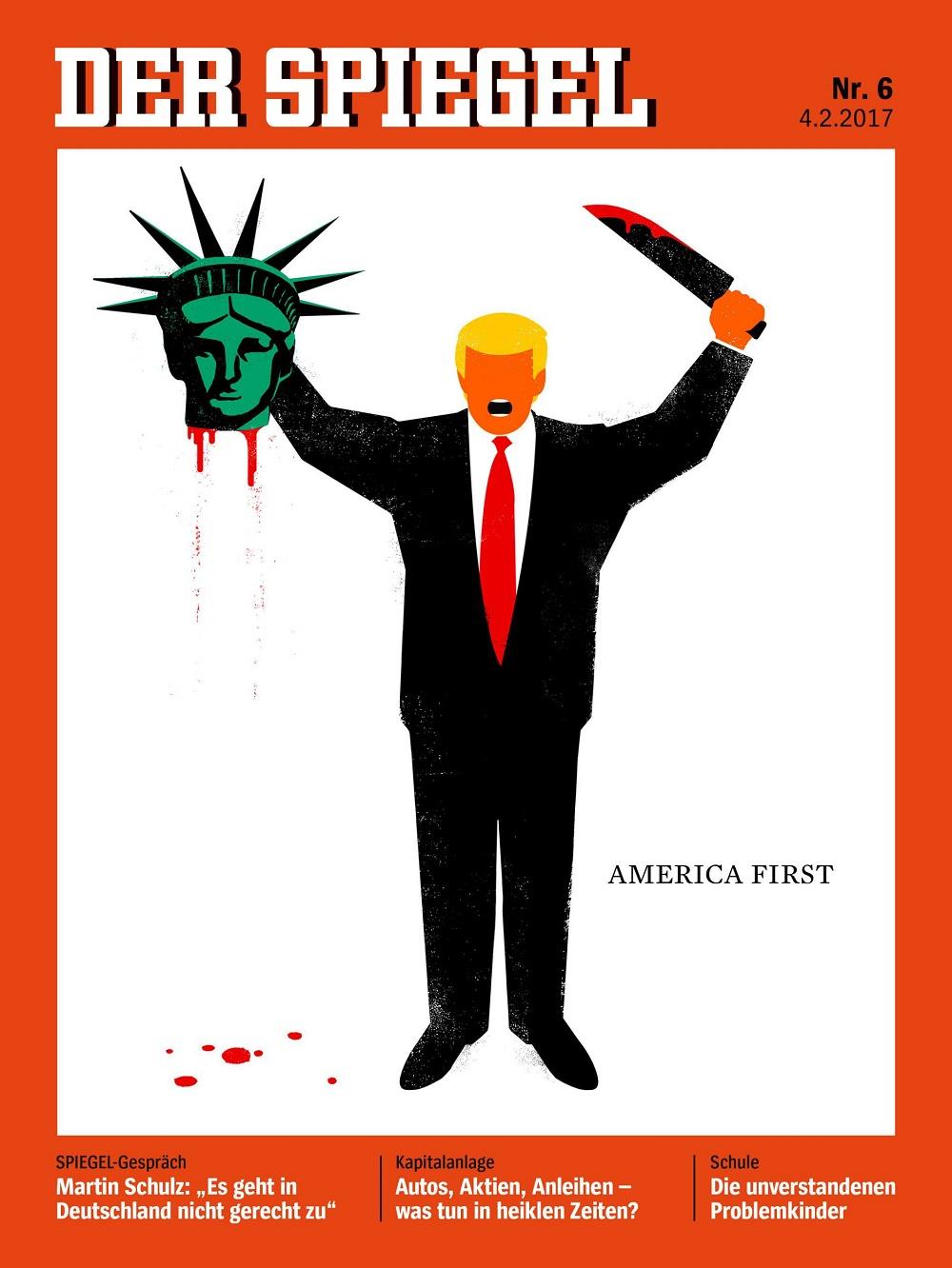 Der Spiegel Trump cover ()