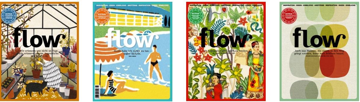 Flow magazine spread ()