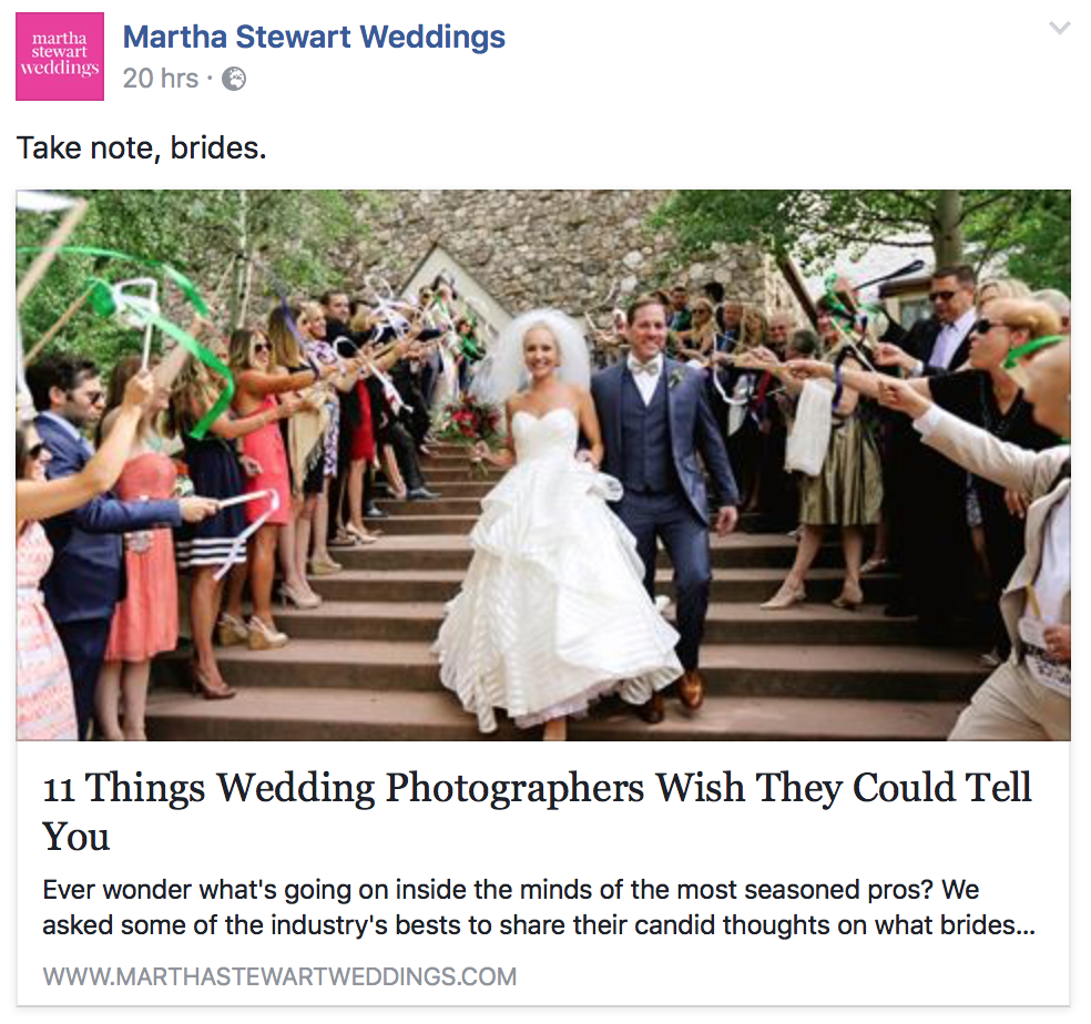Martha Stewart Weddings FB ()
