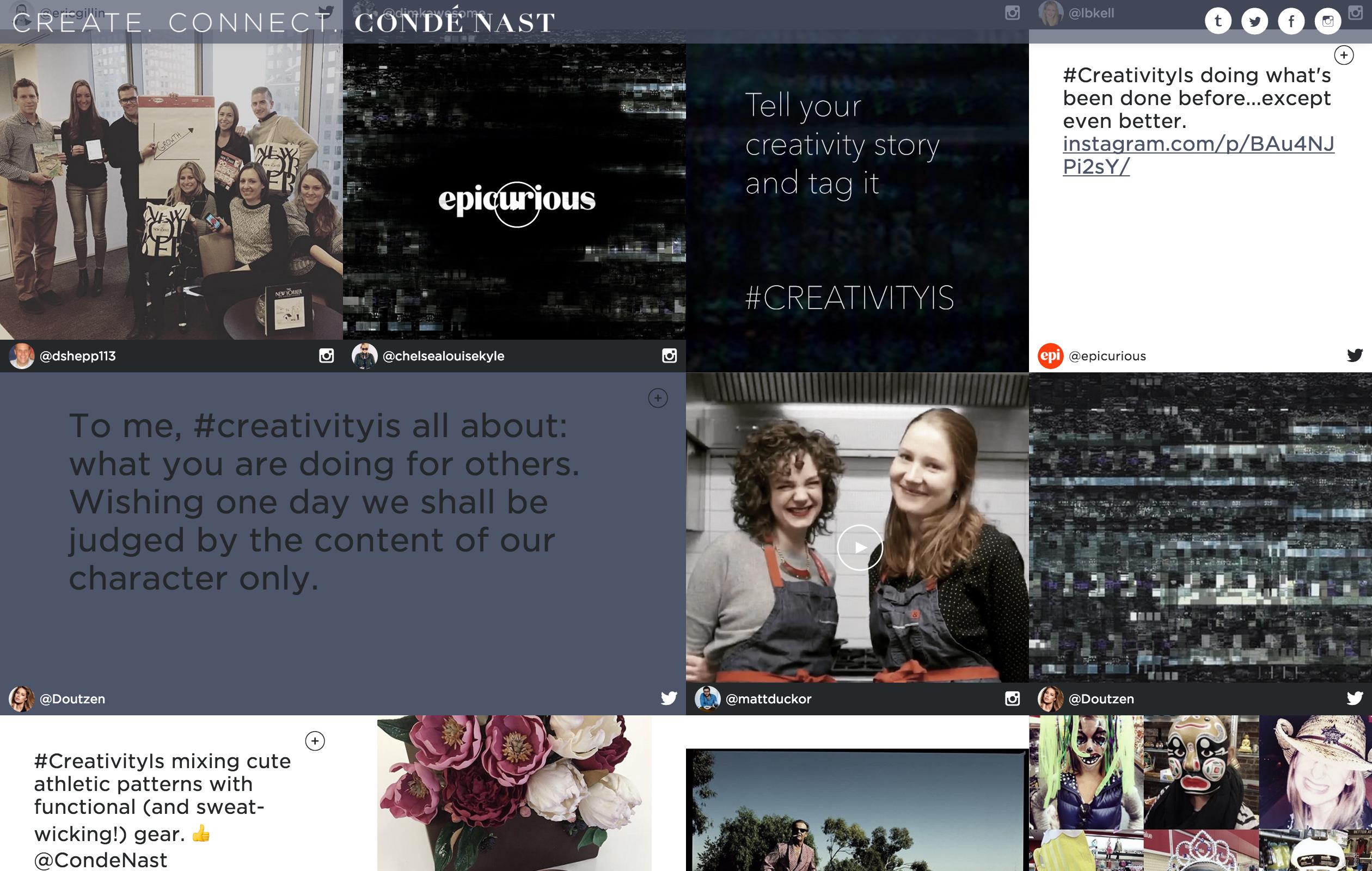 Conde Nast creativity campaign ()