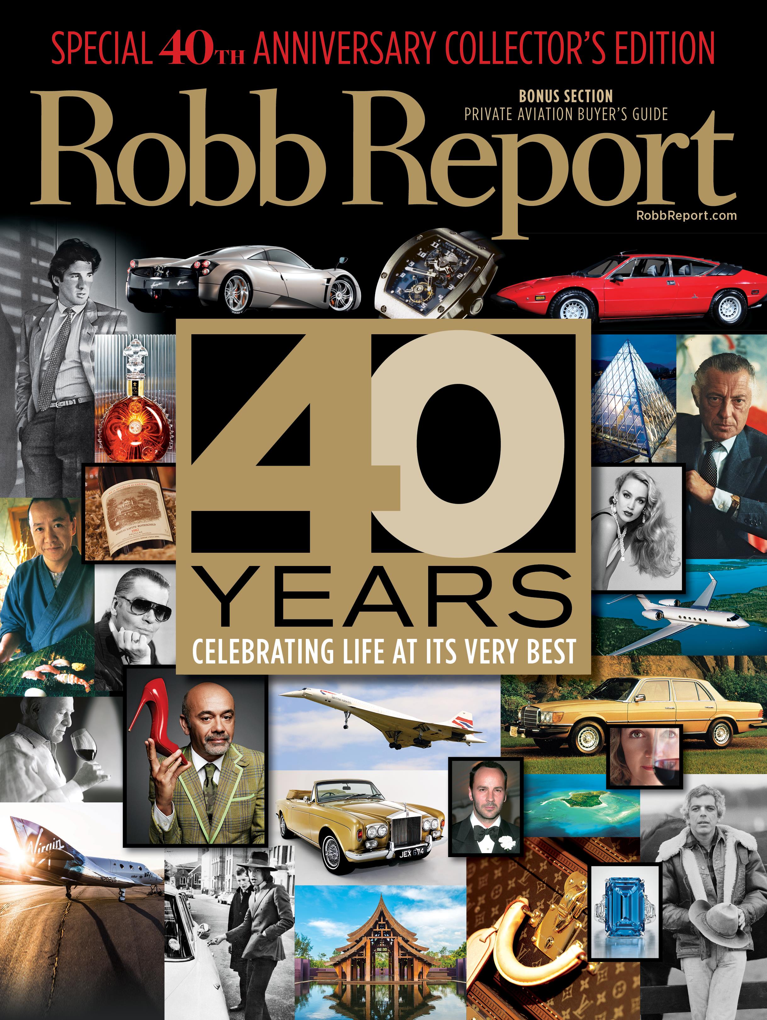 Robb Report 40th cover ()