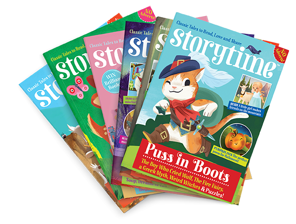 Storytime magazine spread ()