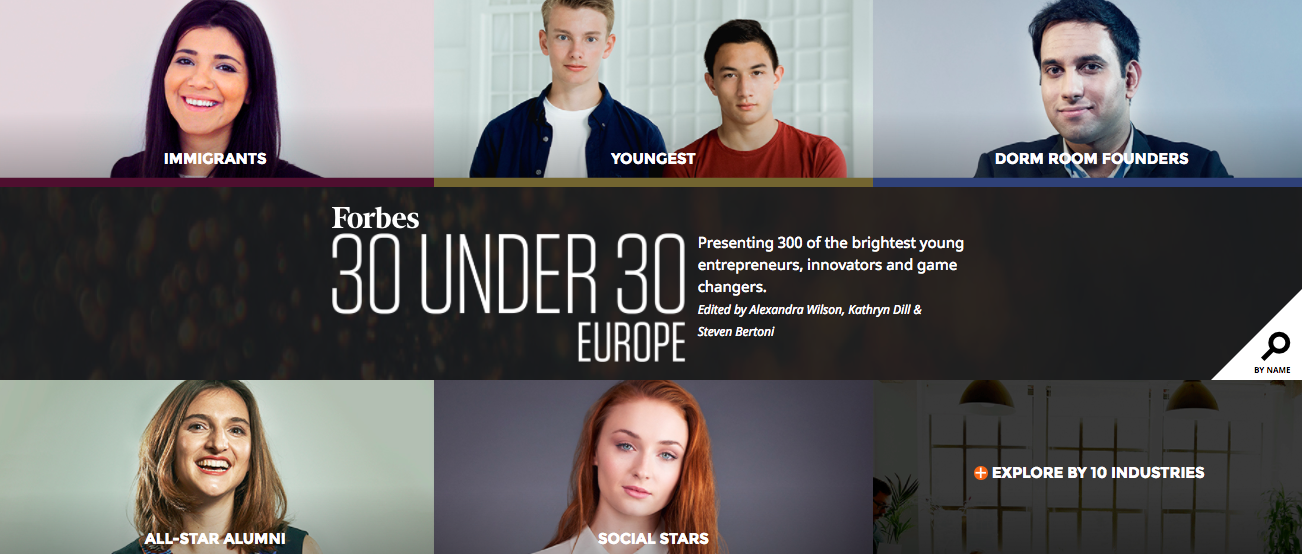 Forbes 30 under 30 Europe ()
