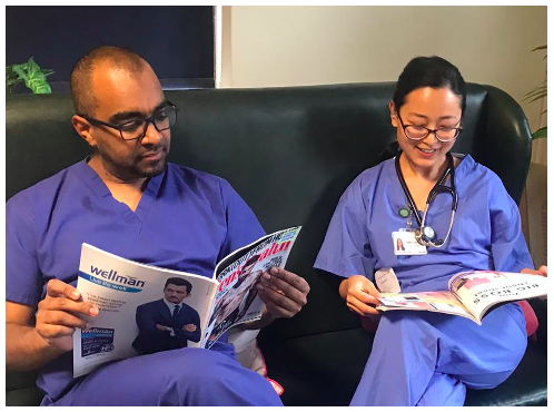 NHS reading print ()