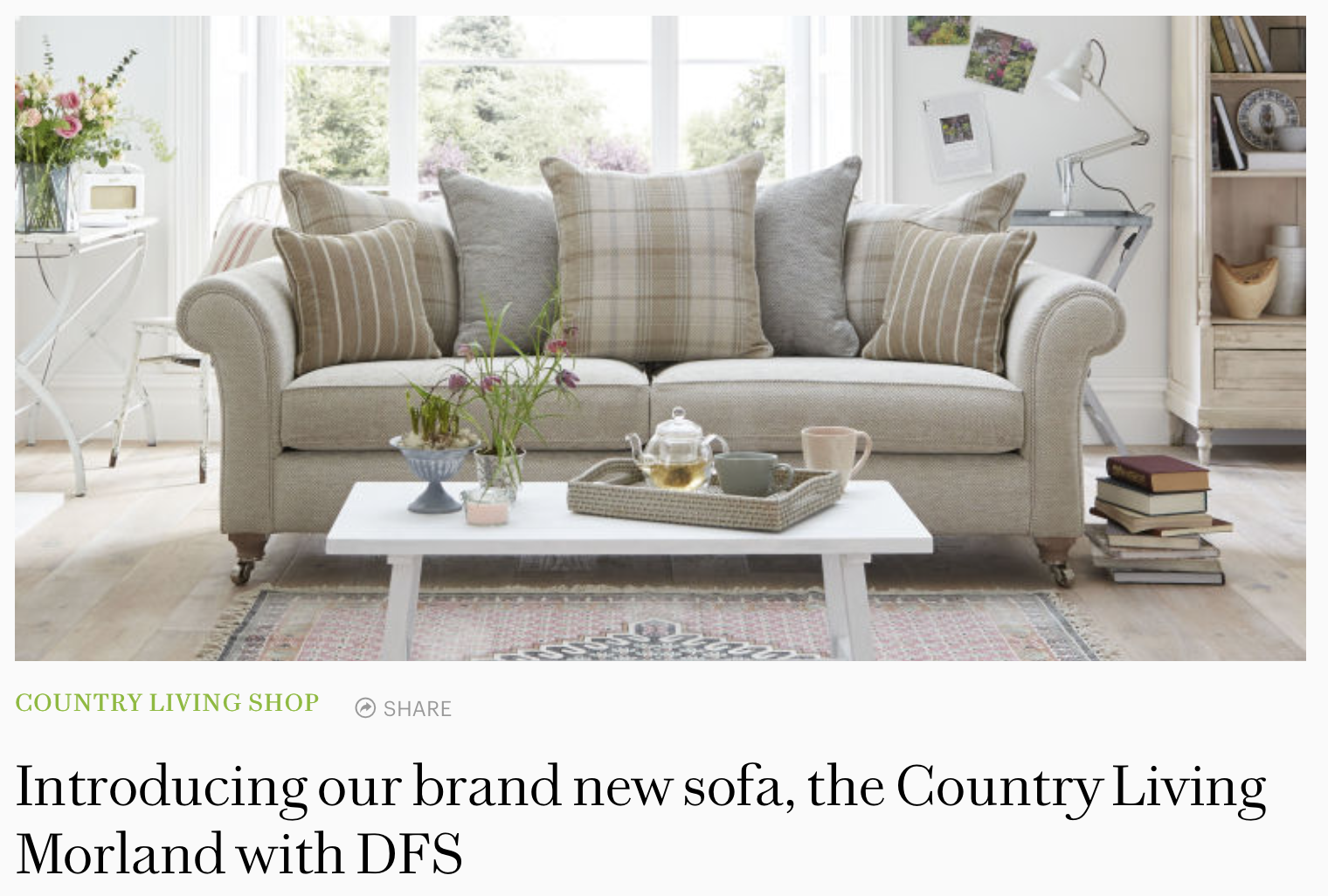 Country Living sofa ()