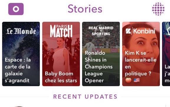 Paris Match Snapchat Discover ()