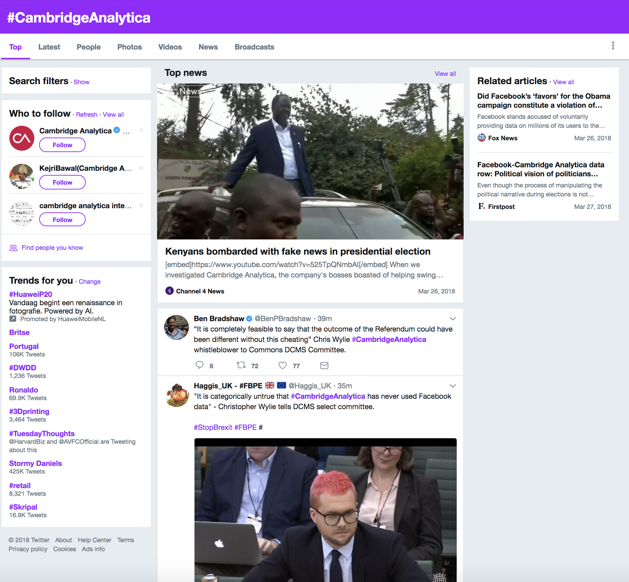 Cambridge Analytica ()