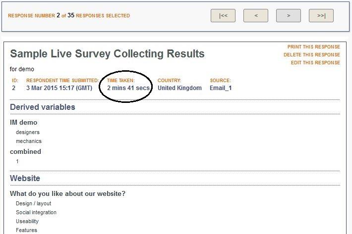 Demographix individual response ()