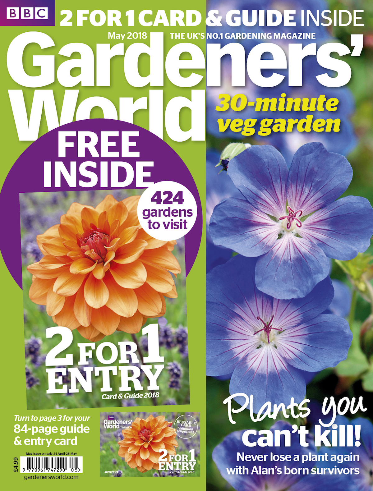 BBC Gardeners' World's May issue the biggest revenue generating