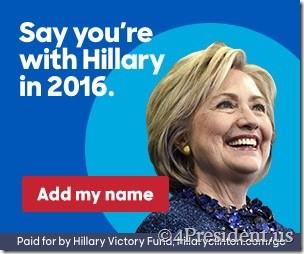 Say you are with Hillary ()